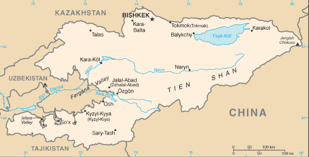Kyrgyzstan (Kyrgyz Respublikasy (Kyrgyz); Respublika Kirgizstan (Russian) (Kyrgyz Republic))