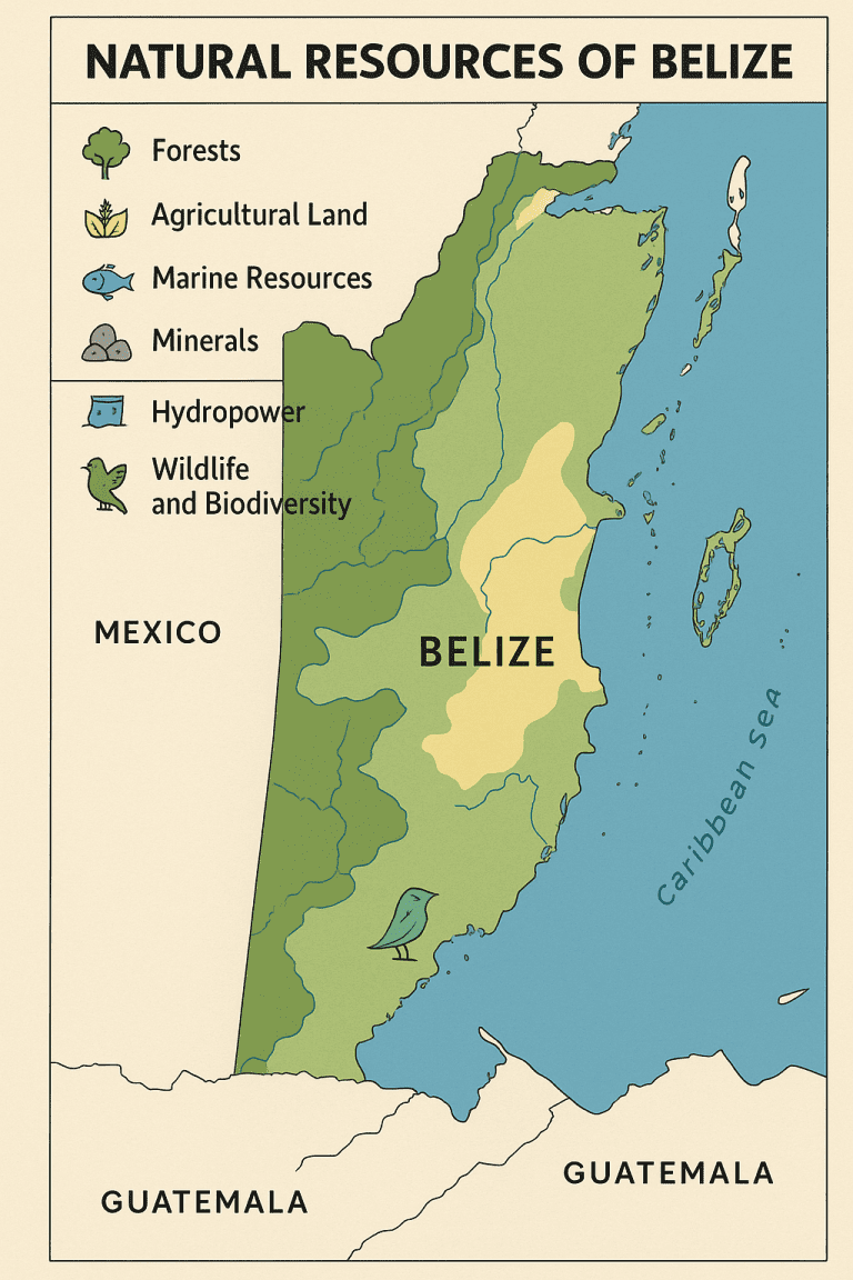 Natural Resources of Belize: Where Natural Resources are located In ...