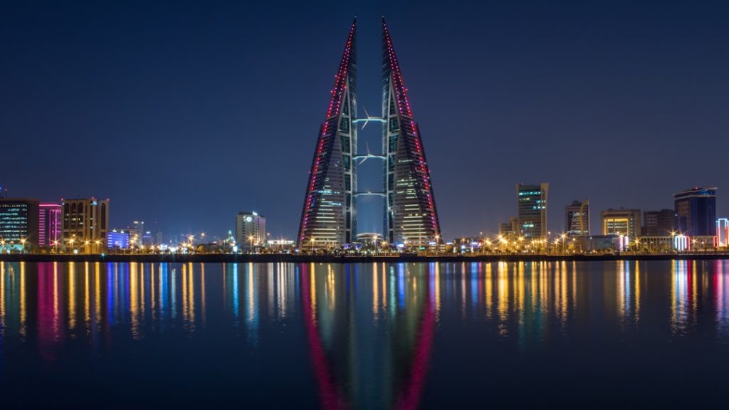 Photo Map of Bahrain