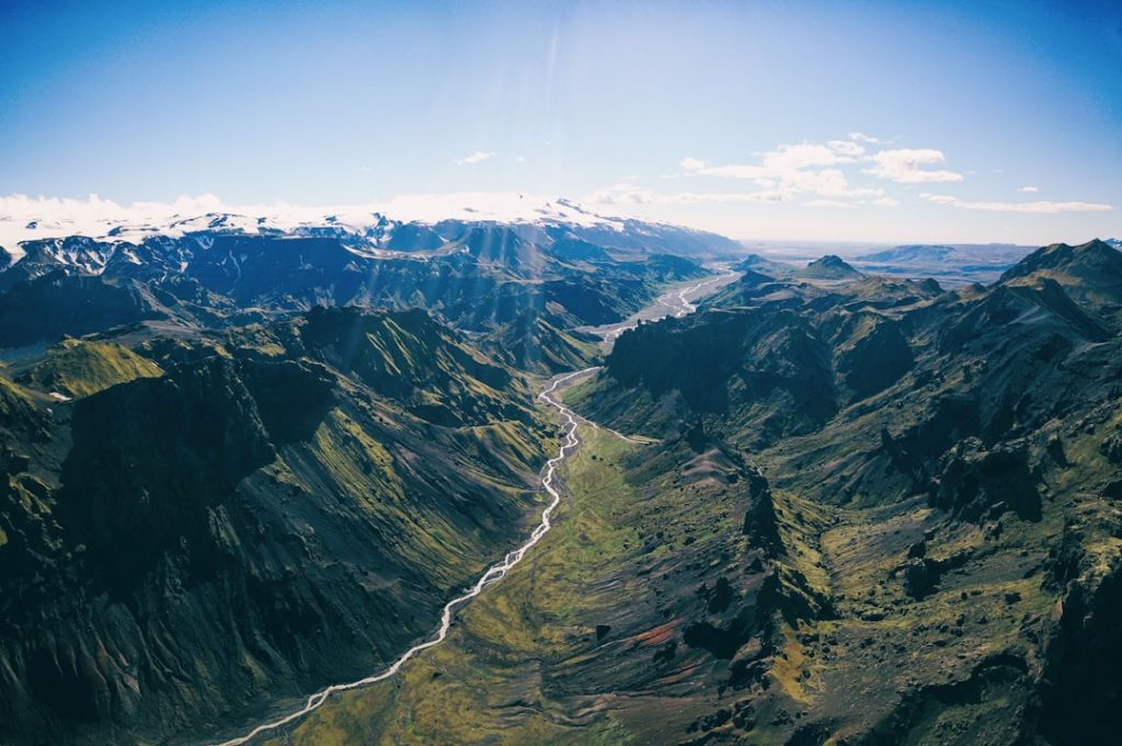 Photo Mountains, Valleys