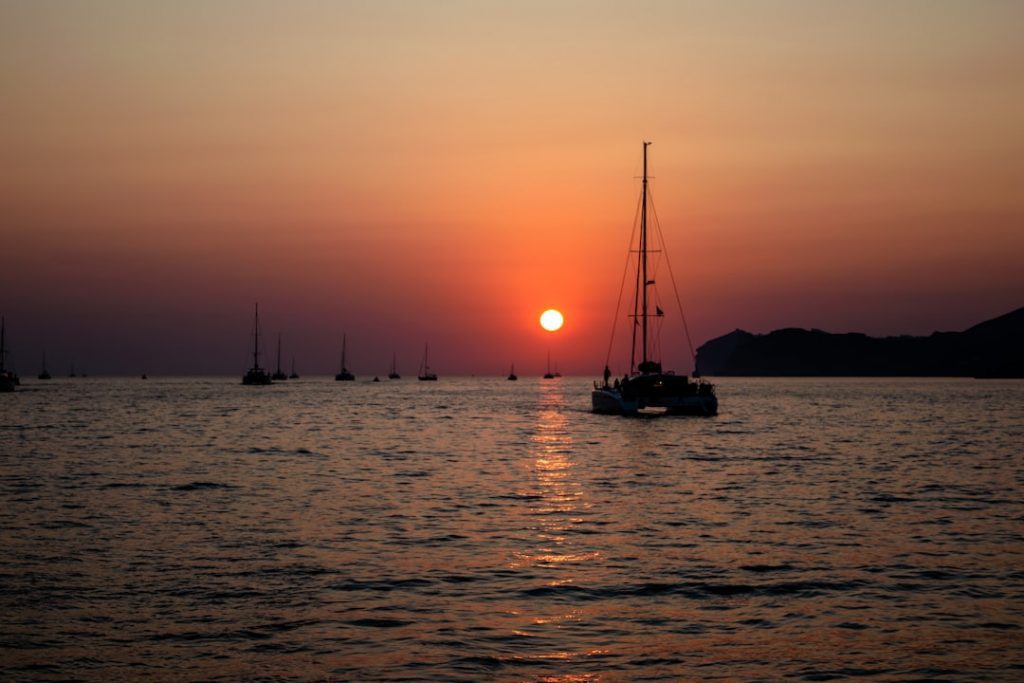 Photo Santorini sunset